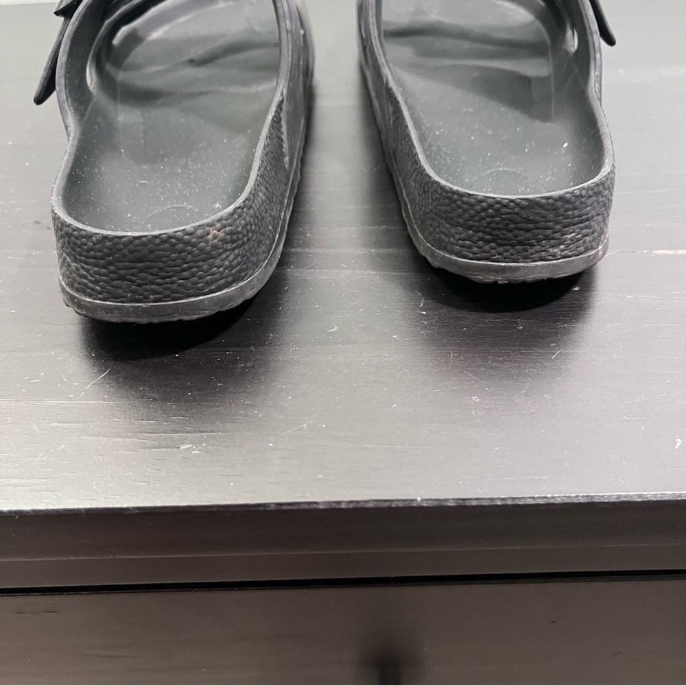 Black Double Strap Sandals (Birkenstock look alike) women’s size 7 adjustable - Picture 4 of 10